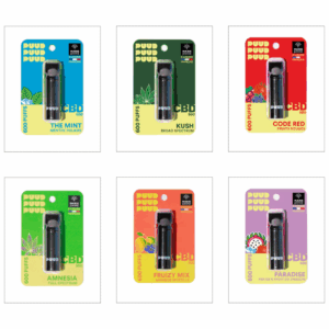 Cartuchos recambio PUUD – 600 puffs – 500mg