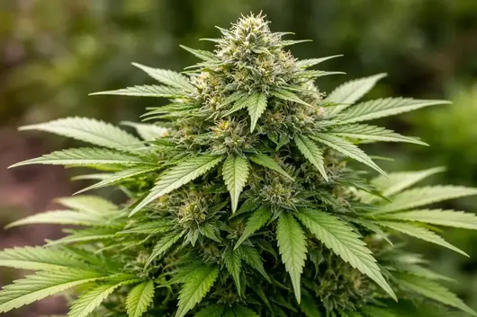 Qué son las Semillas Autoflorecientes de CBD 17 Planta CBD autofloreciente con cogollos