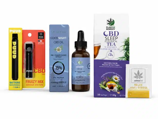 Inicio 48 Pack vaper de mango, aceite de cbd, infusión y muestra de infusión de regalo